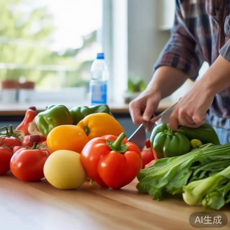 多吃蔬果，补充水分，增强免疫力