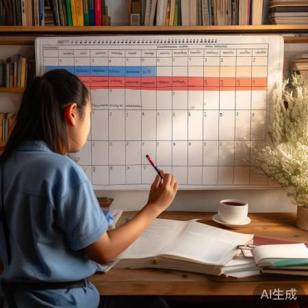 备考指南针，分阶段学习