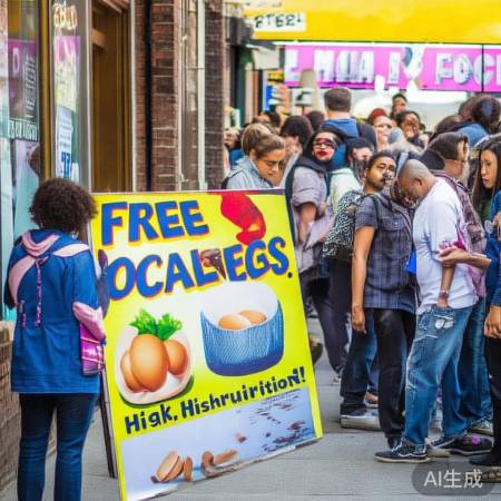 免费送土鸡蛋，内有蹊跷