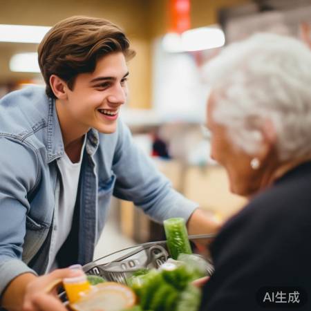 低调付出，感动人心