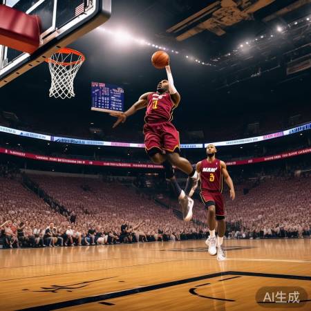 热火逆袭，扣篮逆转比分