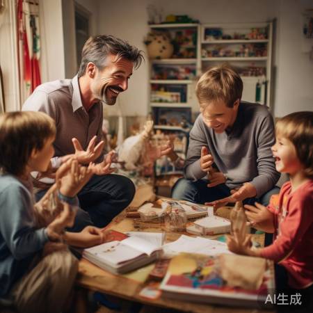 孩子怒骂妈妈，爸爸深夜开车回家现场教育双胞胎，场面暖心