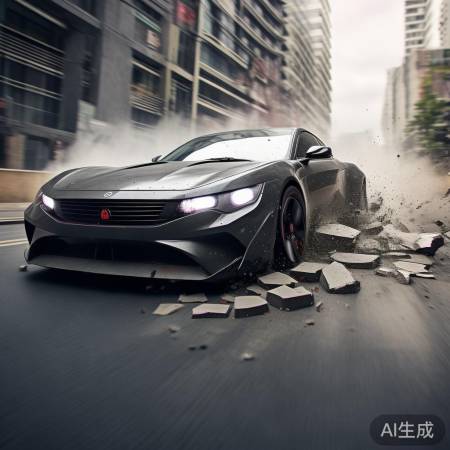 小米SU7车祸致隔离带损坏上百米，多车受损引发关注