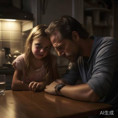 父爱如山，醉酒后女儿心疼泪满眶