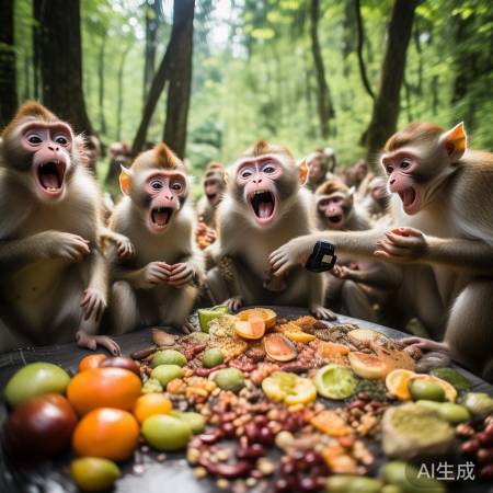 猴友助力，林北荒野欢笑