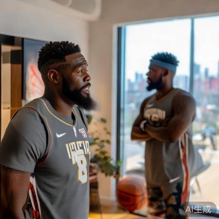 保罗格里芬小乔丹视频连线：篮球巨星幕后互动瞬间