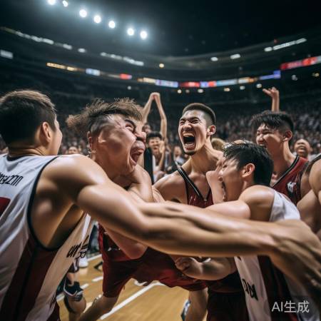 深圳队夺冠，激情拥抱