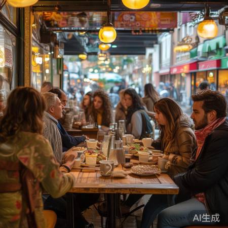 中央大街美食店，价格亲民