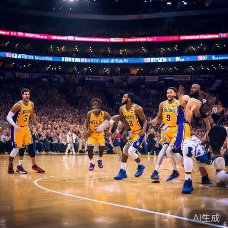 湖人终结76人连胜，精彩对决