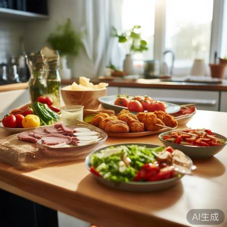 食物适量，不必恐慌