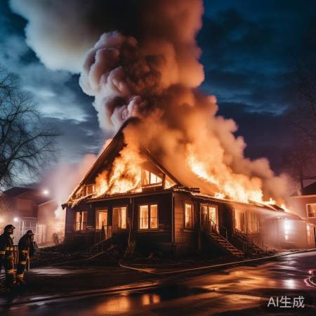 居民楼火灾，深思消防安全