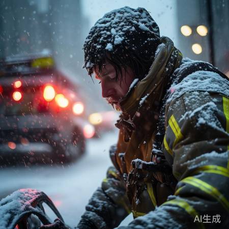 雨雪中的人性光辉