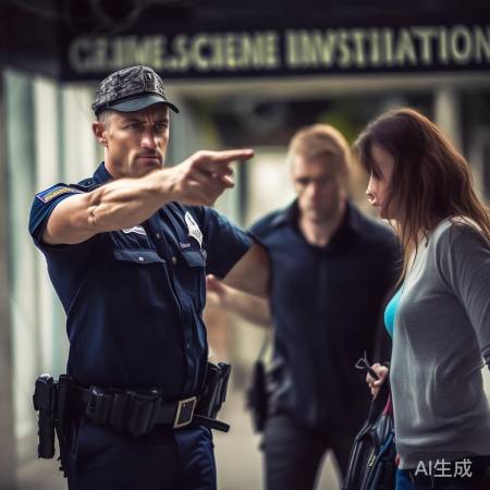 警察抓获违法大姐，圆满解决快递