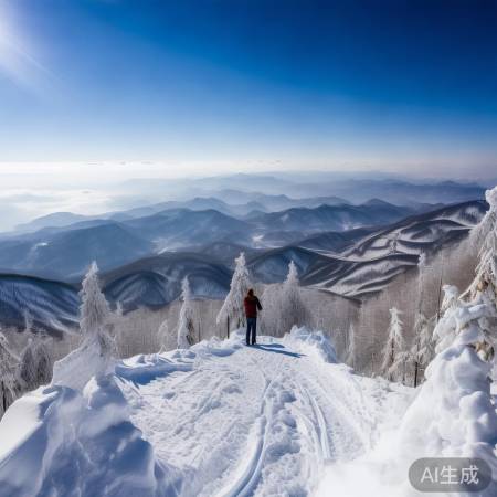 北京延庆门头沟大雪纷飞，带你领略冬日美景