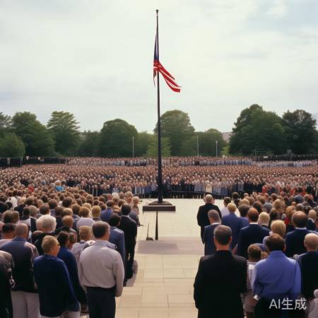 仪式井然有序，下半旗环节感人