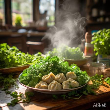 吃席首菜揭秘：雪中独艳——香菜惊艳亮相