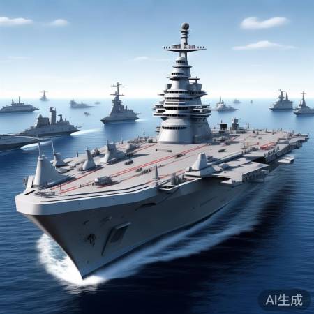 中国海军装备升级，福建舰首航台