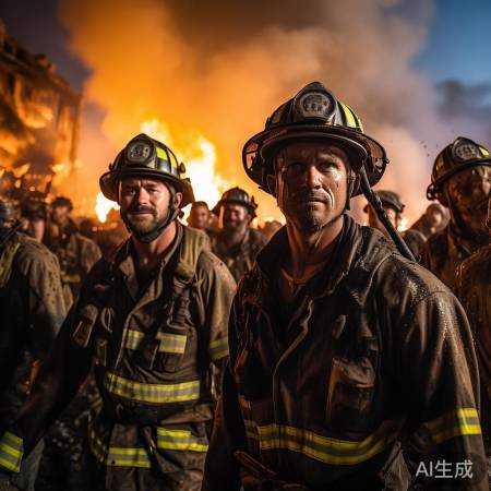 火灾中的英雄，人性光辉永存