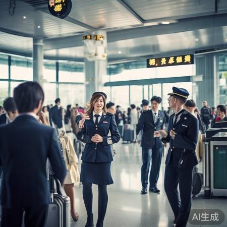 机场员工关键时刻显神威