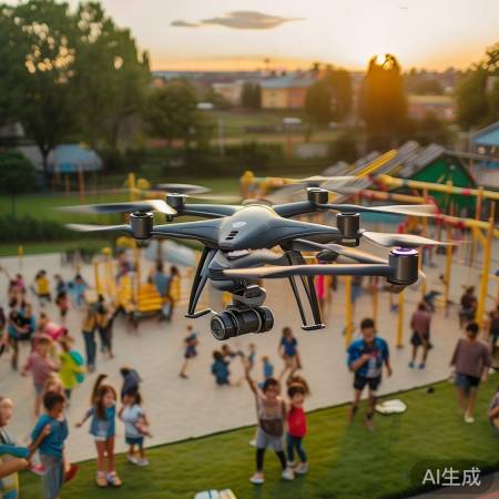 无人机记录成长瞬间