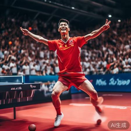 樊振东欧冠惊艳首秀！学C罗Siu狂喜庆祝，引关注