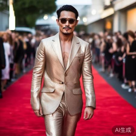 徐志胜走红毯穿旧衣引热议