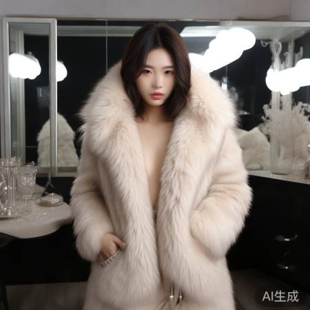 杨紫穿假貂引热议