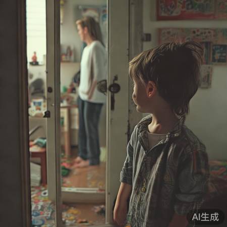 男童犯错秒认怂，妈妈门外教育反思录