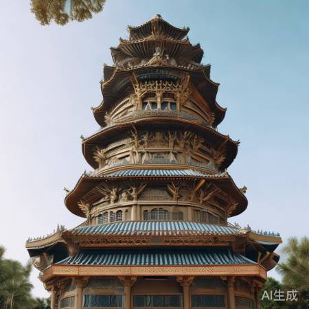 九重楼精美独特