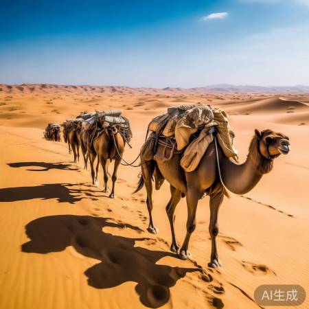 新疆骆驼队126天穿越沙漠抵达河南，见证传奇旅程