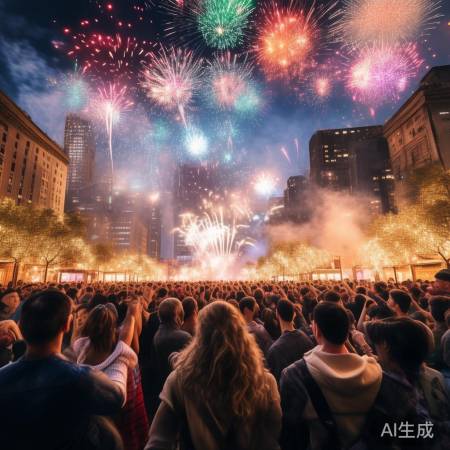 烟花虽逊色，欢乐依旧