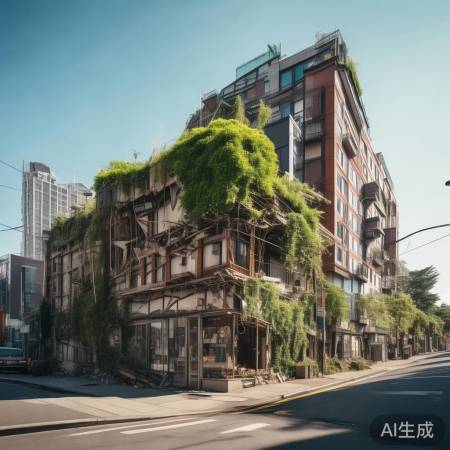 “楼顶种菜压垮门头惊险事”