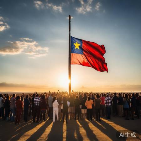 成都新年升国旗仪式：共迎新春，国旗飘扬