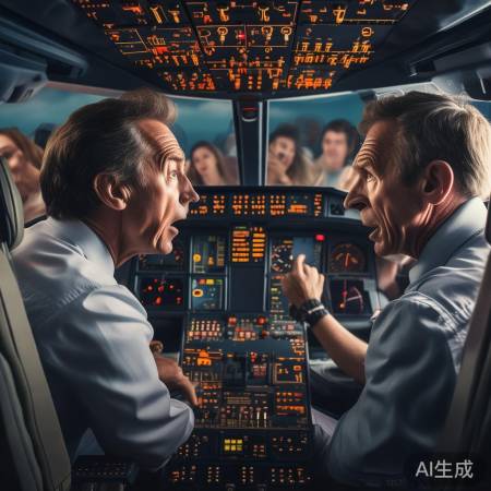 空中驾驶舱争执紧张