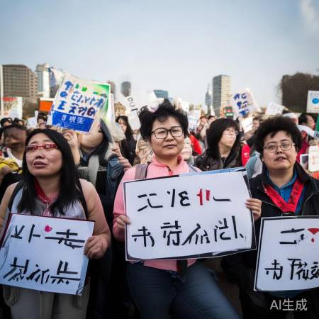 李在明支持率高，不满政治形势