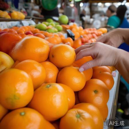 辨别染色橘子技巧