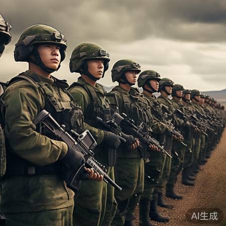 大陆军队威慑力强