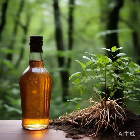 人参泡酒3年竟长出绿叶，揭秘神奇现象！