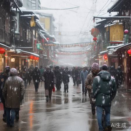 湖北周日大范围雨雪来袭，注意保暖防滑！