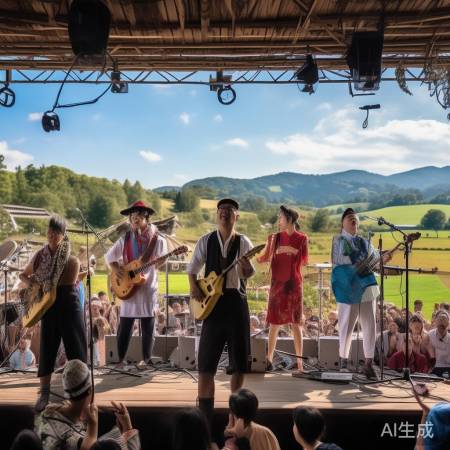 呆呆乐队助力乡村，音乐传情