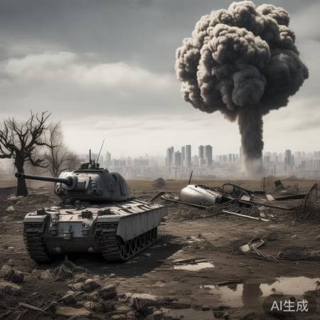 导弹袭击反思和平珍贵