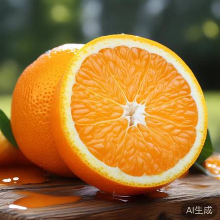 辨耙耙柑，看色闻香尝甜。