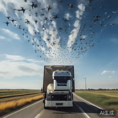 俄无人机袭击乌克兰后方：运输卡车遭受重创