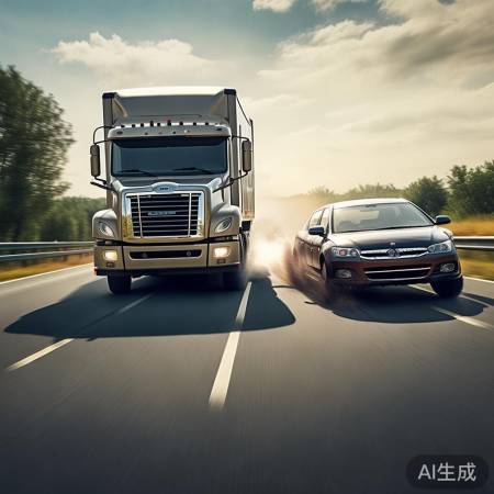 货车轮胎脱落引发事故：后车避让不及酿悲剧