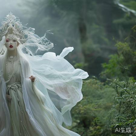 刘亦菲头套多面魅力