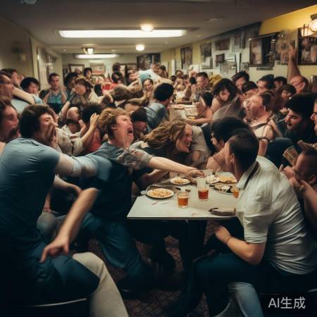 江西杀猪宴抢饭掀桌子事件：现场冲突升级，原因揭秘