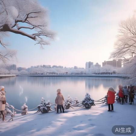 京城雪景美如画