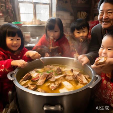 童年刨猪汤，幸福滋味浓