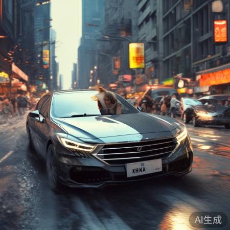 江A牌照车乱闯马路