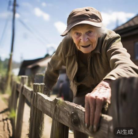 90岁姥姥徒手翻墙回家